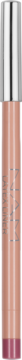 Pionowy widok kredki do ust Latex Lip Pencil Rose Nude, z beżowo-różowym korpusem i srebrną skuwką.