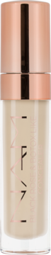 NAM Black Rose & Botox-Like Concealer w beżowej butelce, z różowozłotą nakrętką i pionowym napisem, widok z przodu.