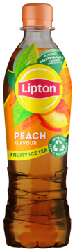 LIPTON ,niegazowany napój owocowo-herbaciany Peach z ekstraktem Czarnej Herbaty,przód