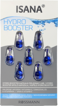 ISANA Hydro Booster ,nawilżające kapsułki pielęgnacyjne,przód
