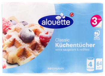 ALOUETTE Classic ,ręcznik papierowy, 3-warstwowy,przód
