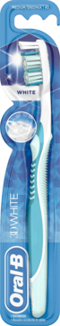 ORAL-B 3D White ,manualna szczoteczka do zębów, średnia,przód