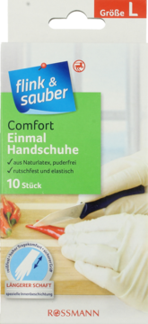 FLINK&SAUBER ,rękawice gumowe, rozm. L,przód