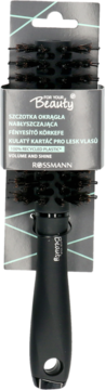 Czarna, średnia szczotka For Your Beauty do modelowania włosów, 100% z recyklingu, objętość i blask.