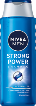 NIVEA MEN Strong Power ,szampon do włosów, wzmacniający,przód