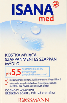 ISANA MED ,kostka myjąca do skóry wrażliwej,przód