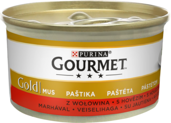 PURINA GOURMET Gold ,karma mokra dla kota z wołowiną,przód