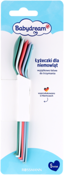 BABYDREAM ,łyżeczki dla niemowląt,przód
