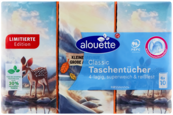ALOUETTE Classic ,chusteczki higieniczne, 4-warstwowe,przód