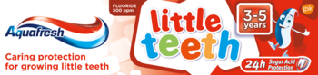 AQUAFRESH Little Teeth ,pasta do zębów dla dzieci, 3-5 lat,przód