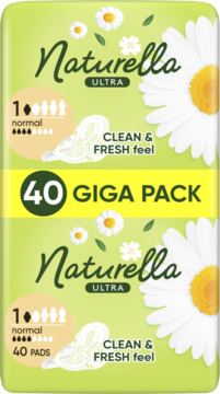 NATURELLA Ultra Camomile,podpaski higieniczne, ze skrzydełkami, Normal,przód