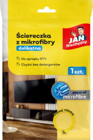 JAN NIEZBĘDNY, ściereczka do sprzątania RTV, z mikrofibry
