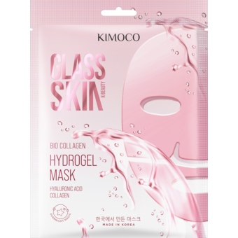 KIMOCO, Glass Skin , maska w płachcie, rozświetlająco