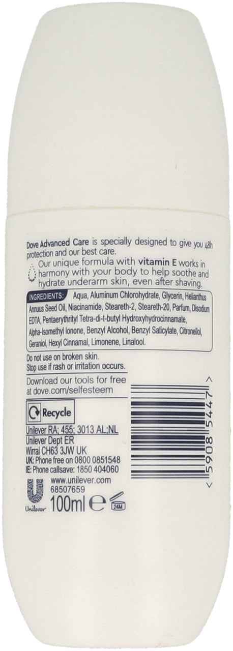 DOVE, Advanced Care Powder Smooth, Antyperspirant W Kulce, 48h.