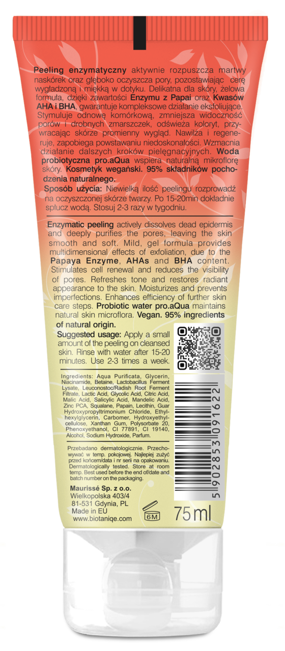 BIOTANIQE, Dermoskin Expert Micro Purifying, peeling enzymatyczny