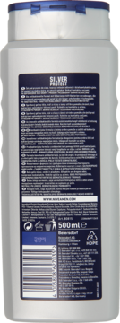 NIVEA MEN Silver Protect ,żel pod prysznic dla mężczyzn, 3w1,tył