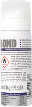 BOND ,pianka do golenia do twardego zarostu,tył