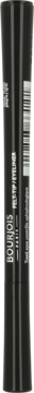 Czarny eyeliner Bourjois Liner Feutre Ultra Black, pionowy widok z przodu, widoczny kod kreskowy.