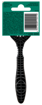 Tył opakowania maszynki Wilkinson Sword Xtreme 3 Sensitive. Widoczny czarny, siatkowany uchwyt i kod kreskowy.