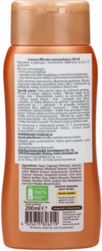 SUNOZON ,mleczko samoopalające,tył