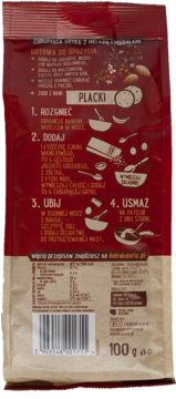 DOBRA KALORIA ,chrupiąca gryka z migdałami,tył