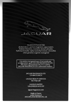 JAGUAR Classic Black,woda toaletowa dla mężczyzn,tył
