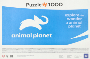 TREFL Animal Planet ,puzzle, 1000 elementów, Egzotyczne zwierzęta,tył