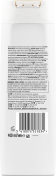 PANTENE Pro-V Active Nutri-Plex Intensive Repair,szampon do włosów zniszczonych,tył