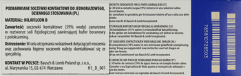 SOFLENS Daily Disposable ,soczewki kontaktowe jednorazowe, dzienne, moc: -4,00,tył