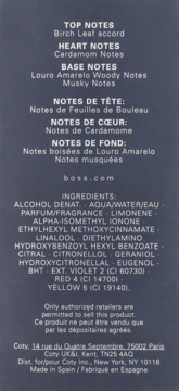 HUGO BOSS Bottled Night,woda toaletowa dla mężczyzn,tył