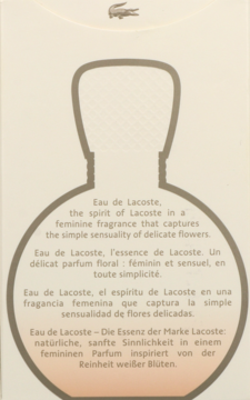 LACOSTE ,woda perfumowana dla kobiet,tył