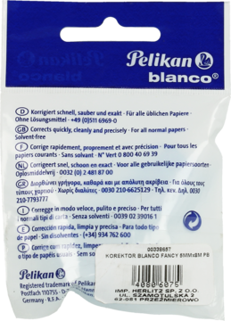 PELIKAN ,korektor w taśmie,tył