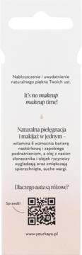 YOUR KAYA ,olejek do ust, Nude Glow,tył