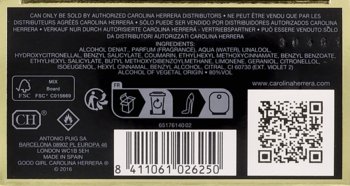 CAROLINA HERRERA Good Girl ,woda perfumowana dla kobiet,tył