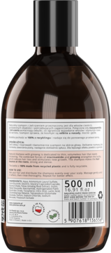 VIS PLANTIS Pharma Care ,szampon do włosów cienkich, Żeń-szeń + Niacynamid,tył