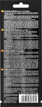 DELIA COSMETICS CAMELEO Men ,szampon koloryzujący do włosów, nr 3.0 Dark Brown,tył