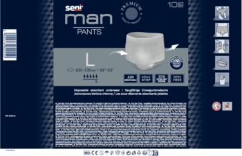 SENI MAN Pants ,bielizna chłonna, jednorazowa, rozm. L,tył