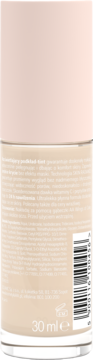 Tył opakowania rozświetlającego podkładu AA Healthy Wear nr 302 Vanilla, z widoczną etykietą, kodem kreskowym i pojemnością 30 ml.
