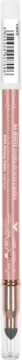 NAM Eye Contour biała kredka do oczu, w pionowym ujęciu różowej tubki z metalicznym różowozłotym detalem.