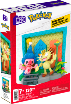 MEGA Pokemon ,zestaw klocków, pojedynek,tył