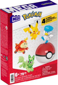 MEGA Pokemon ,zestaw konstrukcyjny, towarzysze z Paldei,tył