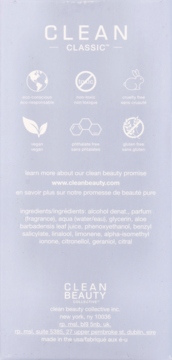 CLEAN Classic Air,woda perfumowana unisex,tył