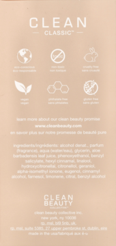 CLEAN Classic Blossom,woda perfumowana dla kobiet,tył