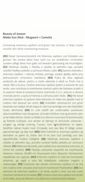 Opis Beauty of Joseon Matte Sun Stick Mugwort Camelia: informacje o składnikach i zastosowaniu.