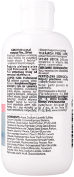 ISANA PROFESSIONAL Plex ,szampon do włosów,tył