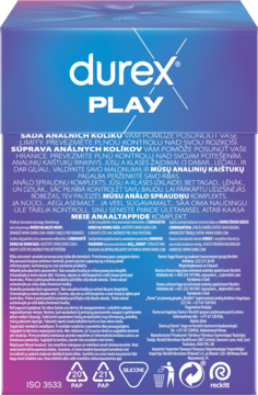 DUREX Play ,zestaw korków analnych,tył