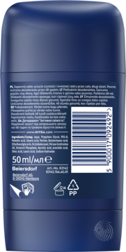 NIVEA MEN Fresh Active ,dezodorant w sztyfcie, 48h,tył