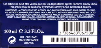 JIMMY CHOO Man Blue,woda toaletowa dla mężczyzn,tył