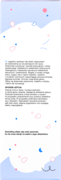 DERMZ Healpsorin Baby,szampon do włosów dla dzieci, prebiotyczny, od 1. dnia życia,tył