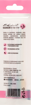 Tył opakowania szczoteczek do rzęs i brwi Ewa Schmidt, 5 szt., z widocznymi kolorowymi uchwytami.